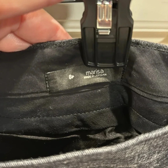 #96 Gorgeous Loft “Marissa” Charcoal Pants Sz 8 petite - Picture 5 of 6